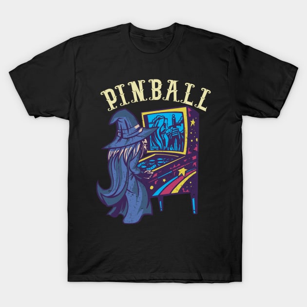 Pinball Retro Gamer Gamer T-Shirt by Realfashion